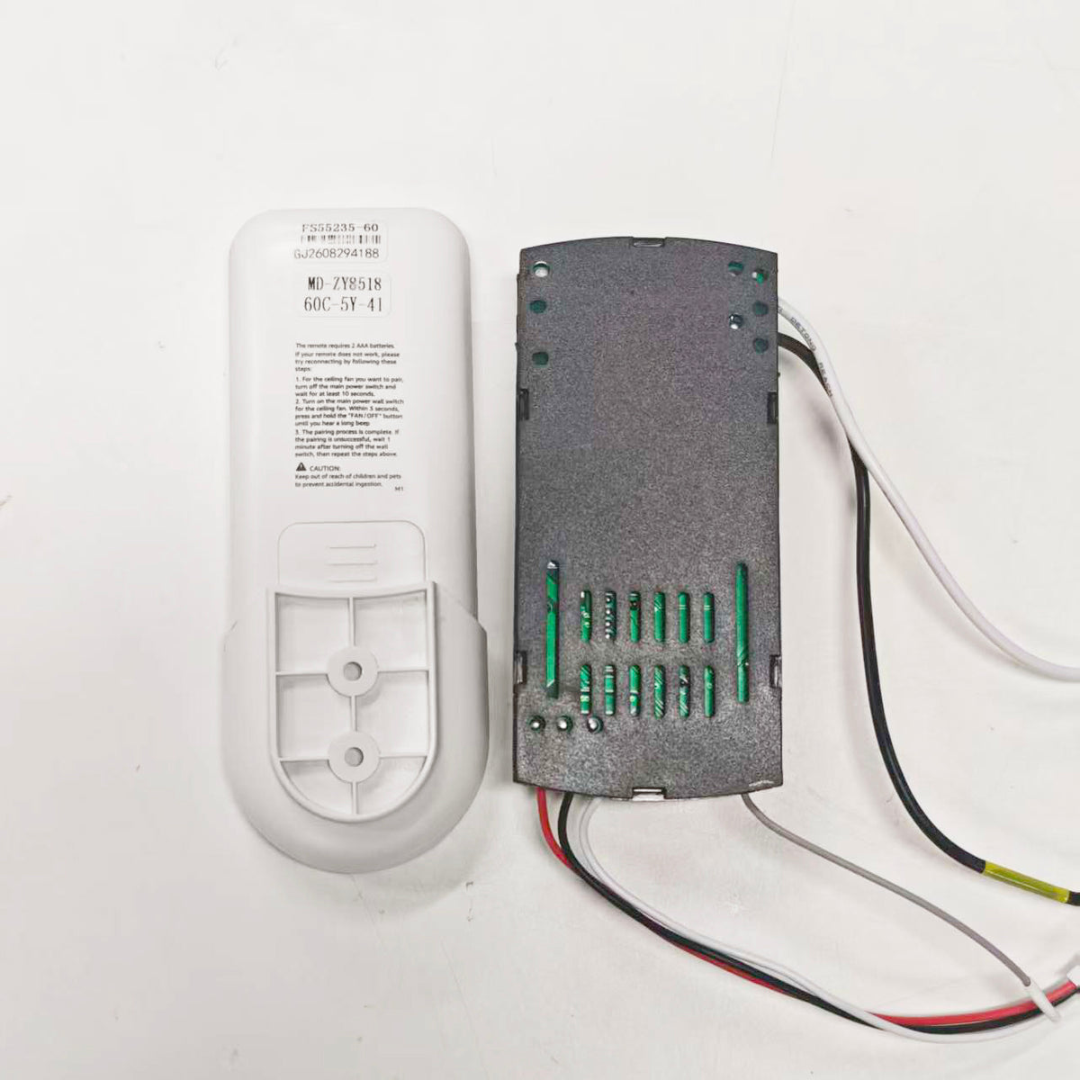 Fan Remotes and Receiver for Model GLX049-60-NL