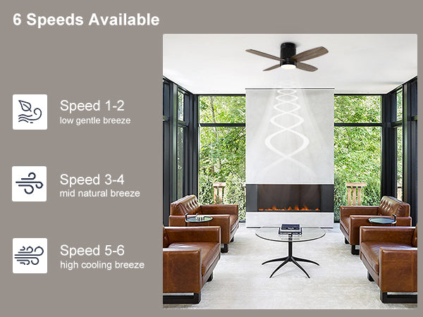 ohniyou 38inch ceiling fan
