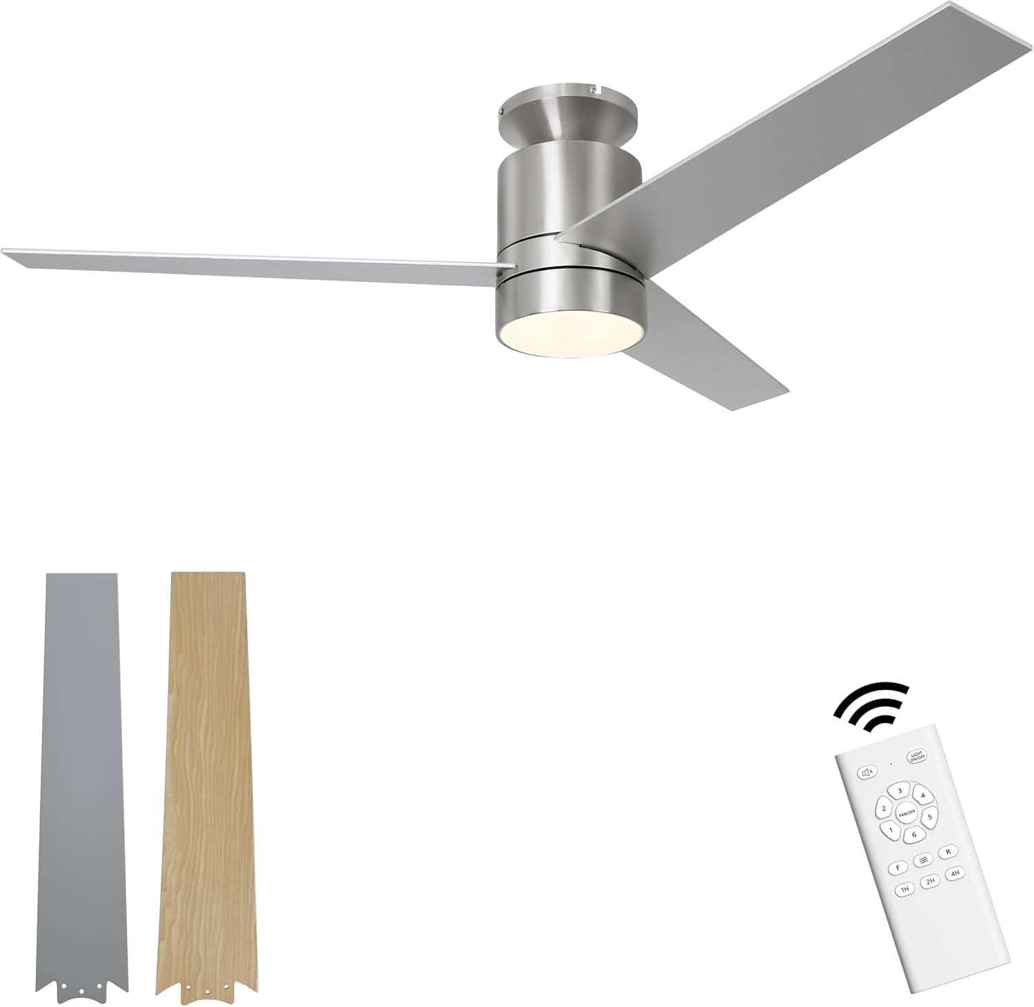 Silver Ceiling Fans