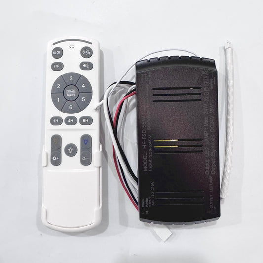 Universal Ceiling Fan with Light Remote Control Kit（GLX067-70BG）