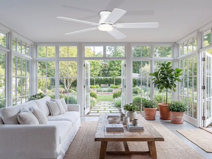 Ohniyou Ceiling Fans with Lights 52 Inch (White)-047