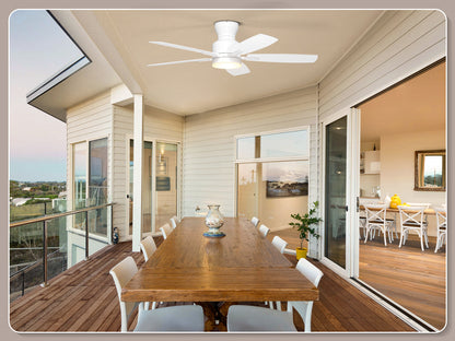 Ohniyou Ceiling Fans with Lights 42 Inch (White)-100
