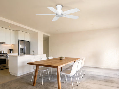 Ohniyou Ceiling Fans without Lights,42 Inch (White)-100W-42-NL