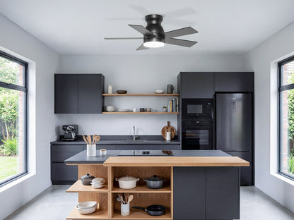 Ohniyou Ceiling Fans with Lights 32 Inch (Black)-047