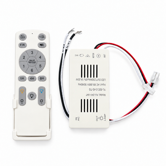 Fan Remotes and Receiver for Model GLX047-52X（New Version）