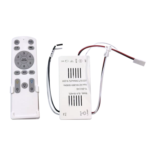 Fan Remotes and Receiver for Model GLX100-42X（New Version）