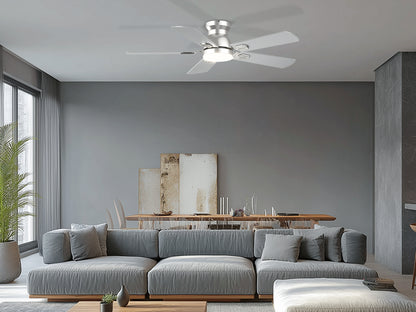 Ohniyou Ceiling Fans with Lights 42 Inch (Silver)-047