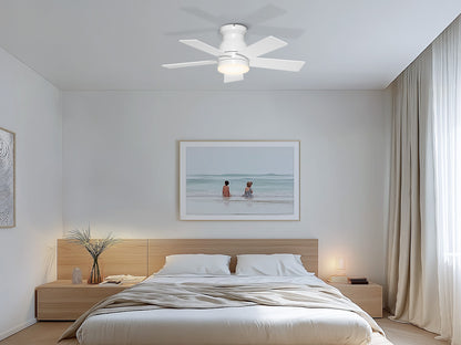Ohniyou Ceiling Fans with Lights 32 Inch (White)-047